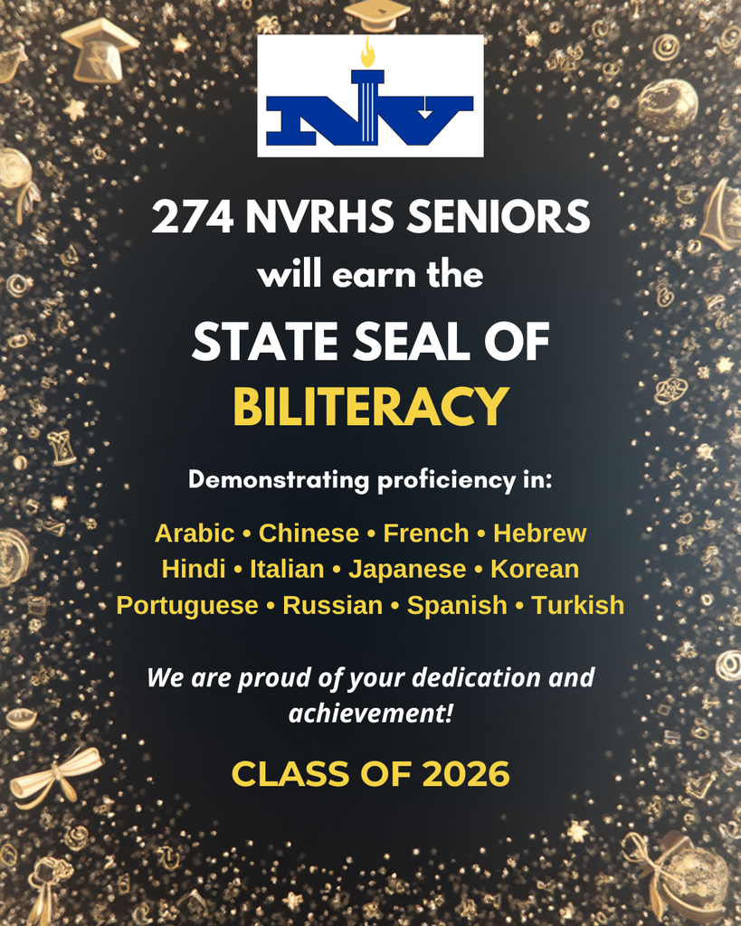 Celebrating NVRHS Seniors State Seal of Biliteracy