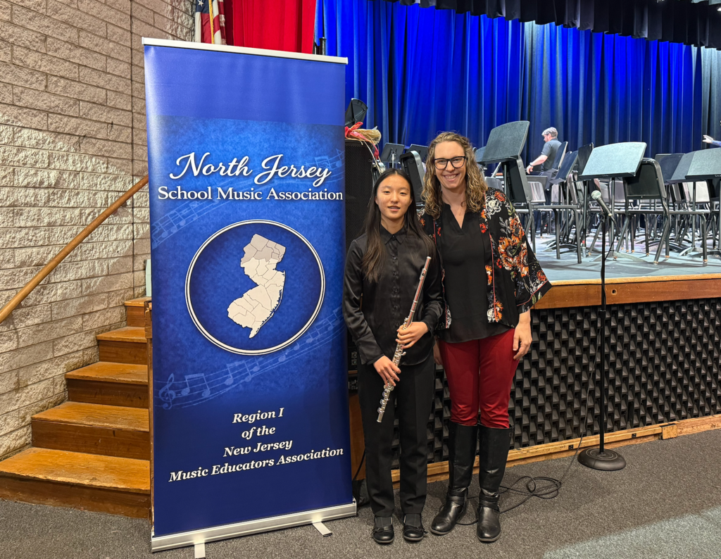 Yunji with Ms. Wilcox.