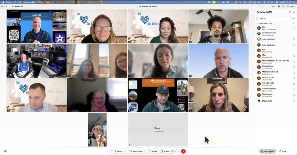 NJ Virtual ADE Meetup