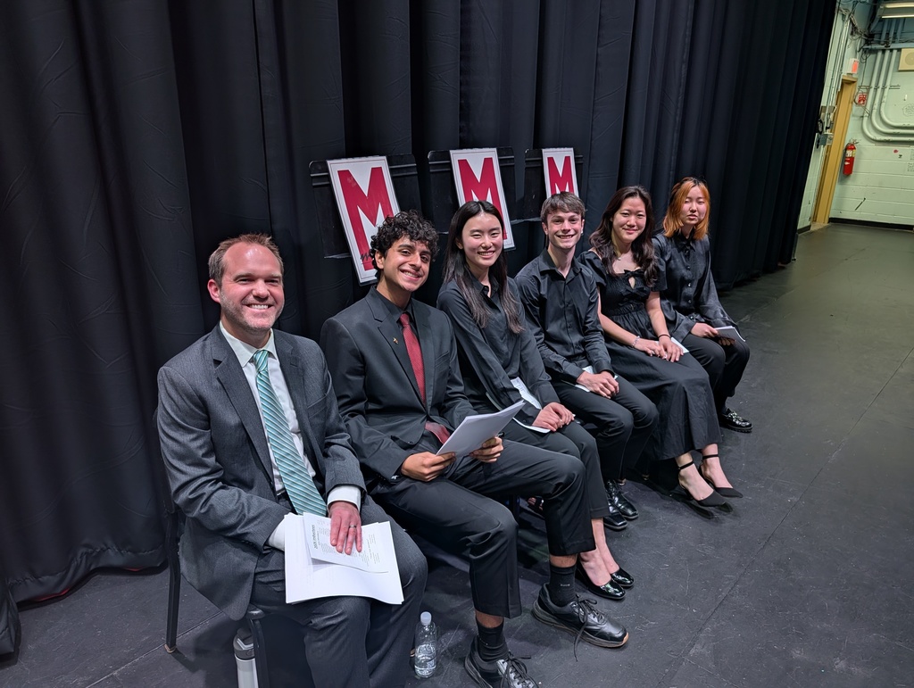 Mr. Meszaros and the chapter officers