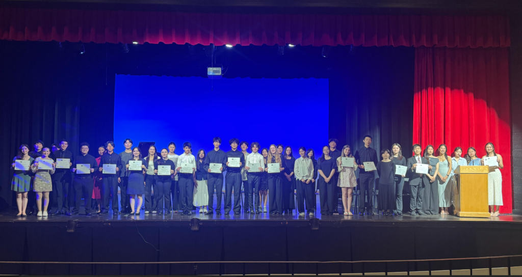 Tri-M Honor Society Induction