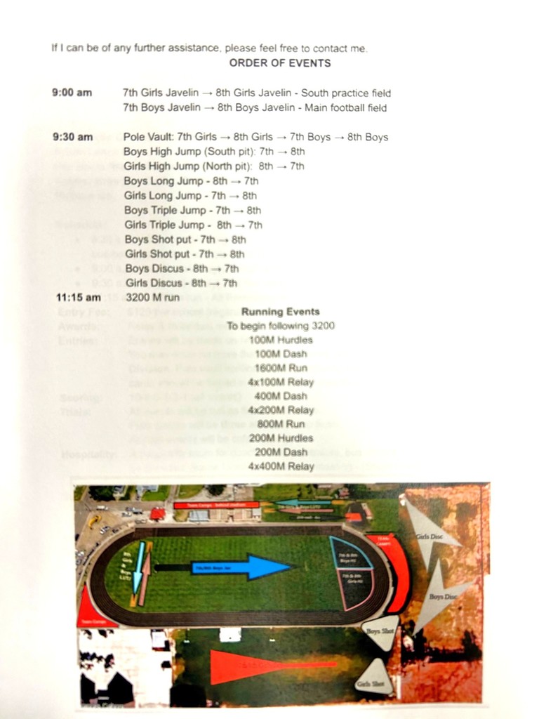 Order of Events