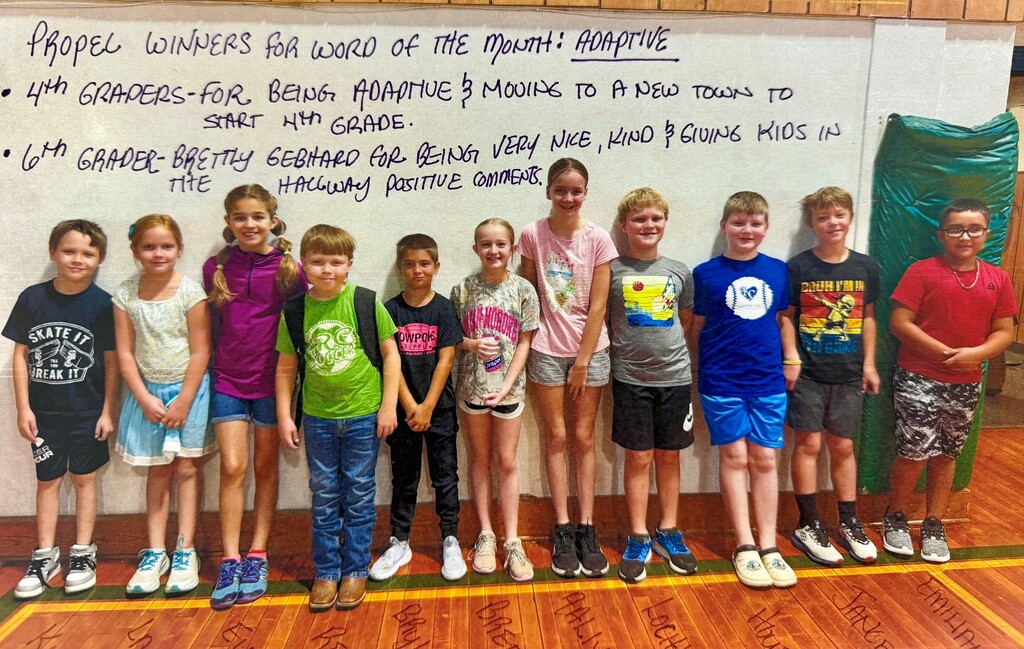 Week 1 Propel Winners for Middle School!