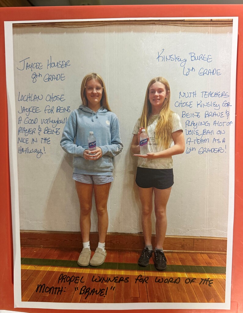 Propel winners for word of the month: Brave!!
