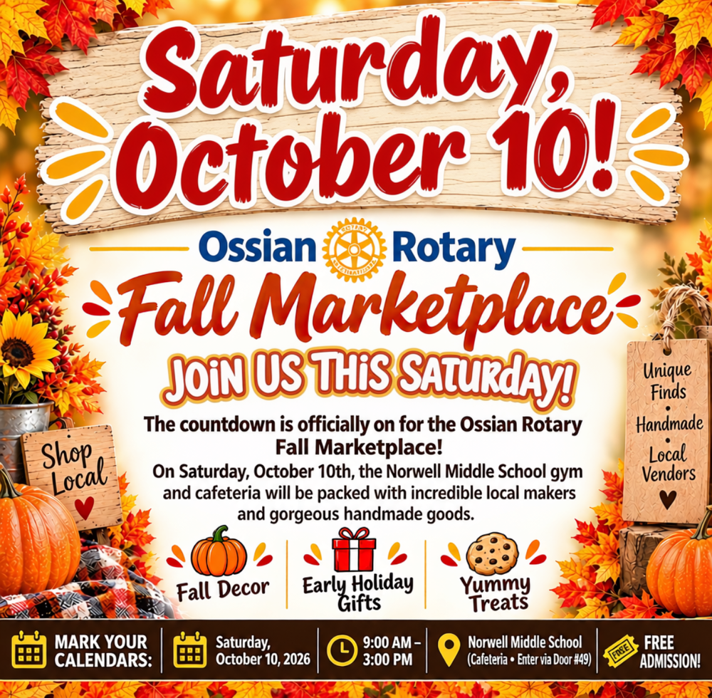 Fall Marketplace October 10th