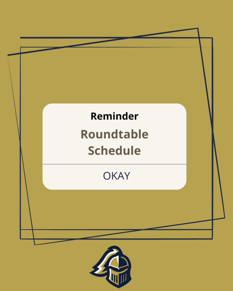 Roundtable Schedule
