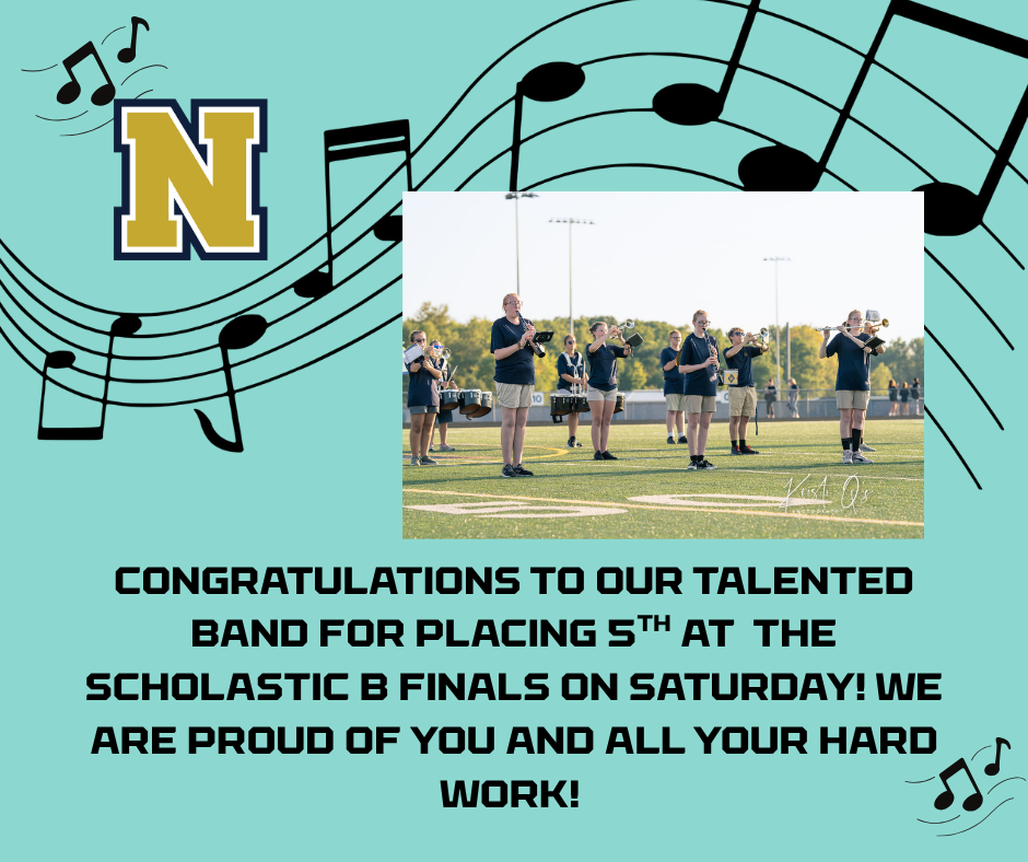 Congratulations to our talented band for placing 5th 2 the scholastic b finals on saturday! 