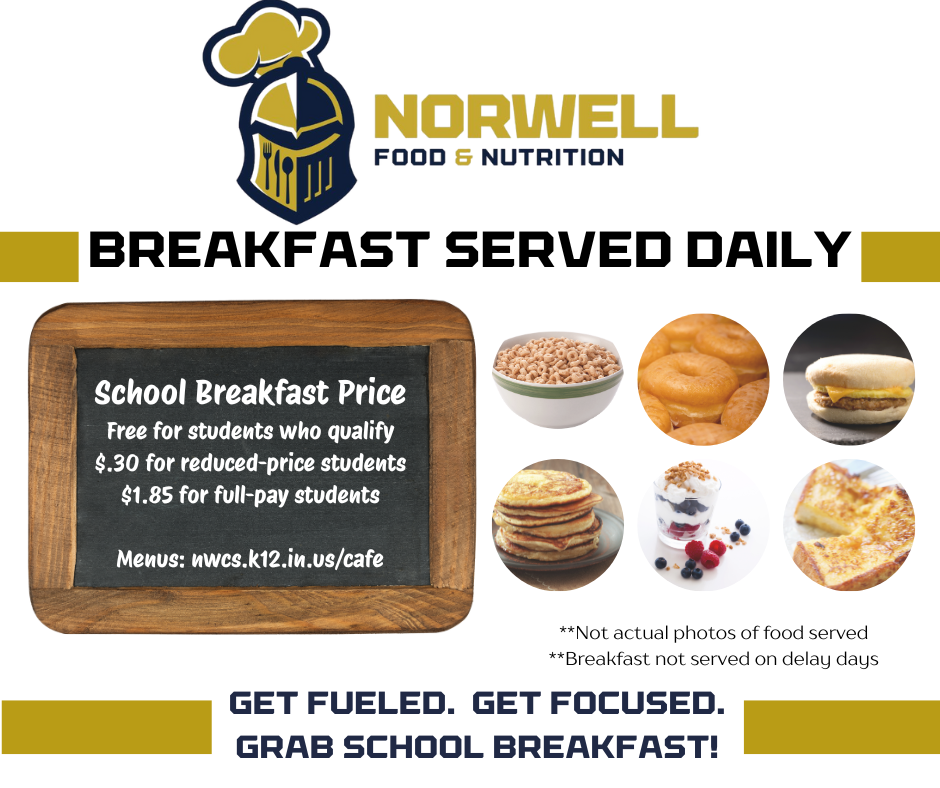 Breakfast Served Daily Graphic