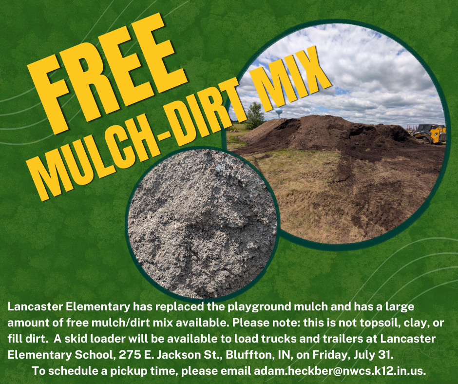 Free Mulch Dirt Mix Graphic Ad