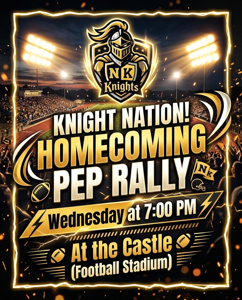 homecoming pep rally flyer in black and yellow