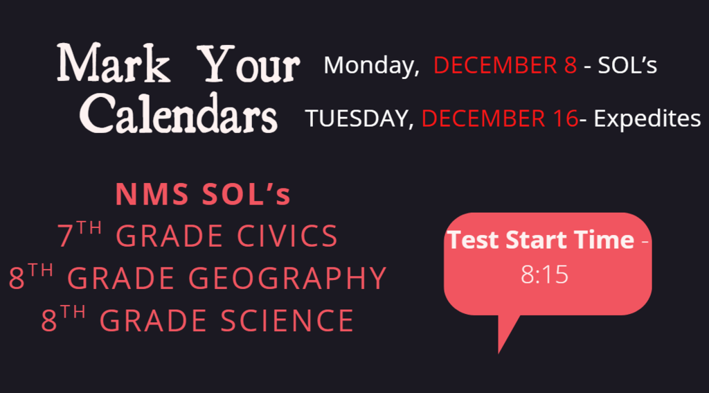 SOL testing information