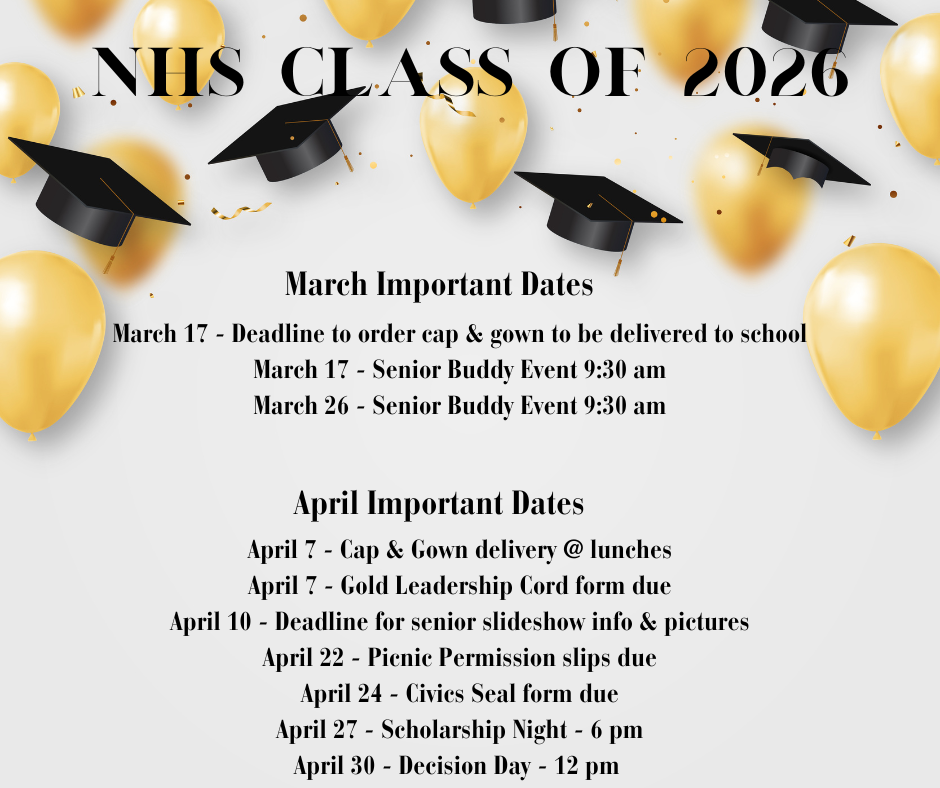 Senior Important Dates