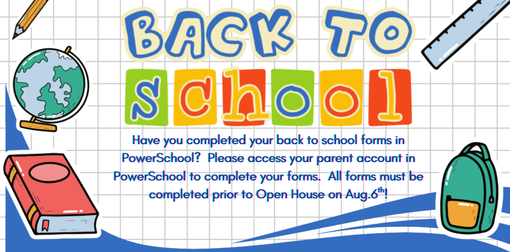 Back to School Forms
