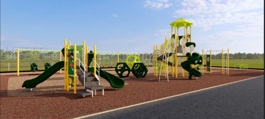 The approved Playground plans