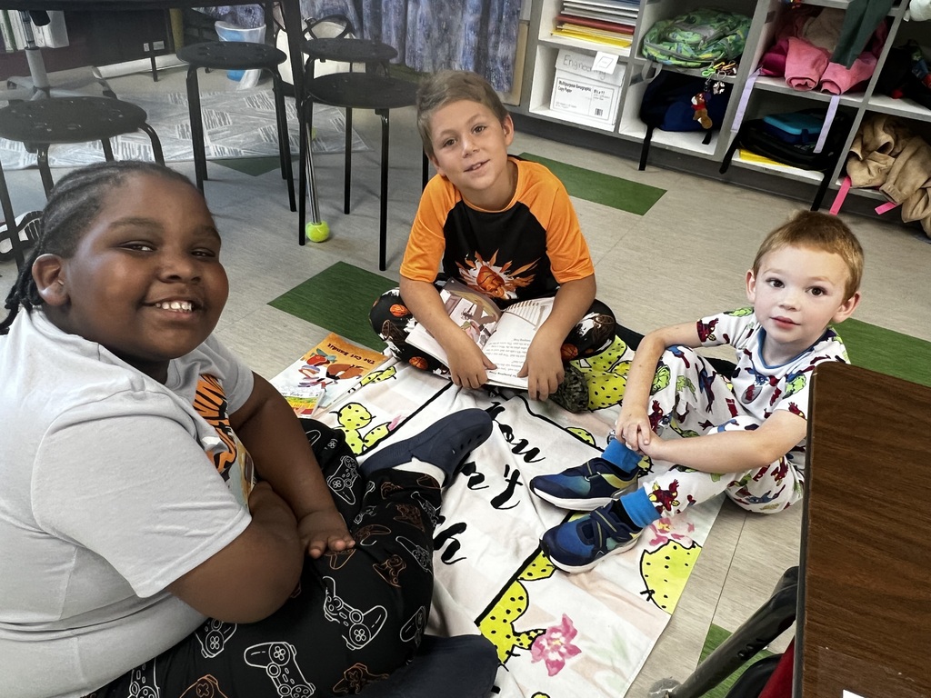 buddy reading event with PreK