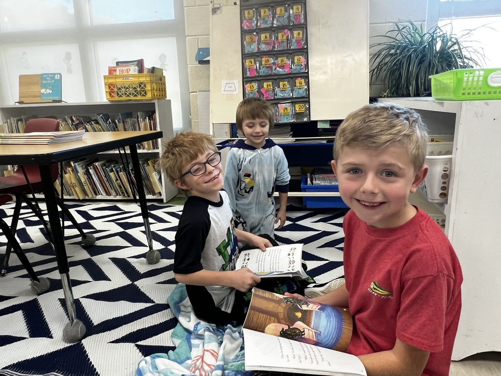 buddy reading event with PreK