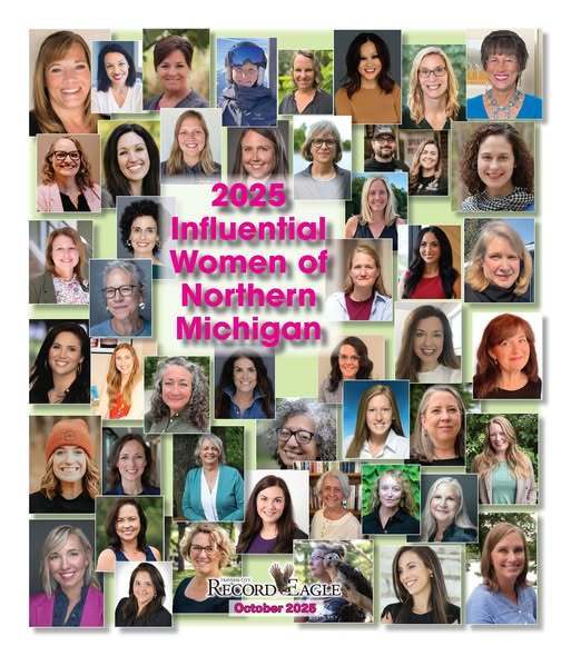 Image of the front page of the Record Eagle's October 2025 Influential Women of Northern Michigan