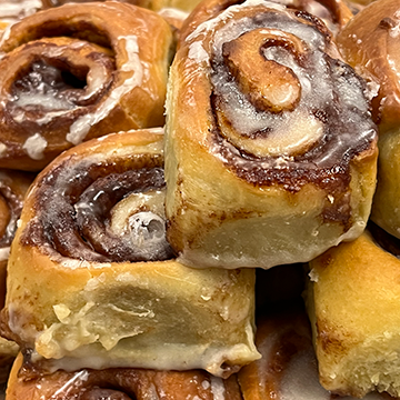 Cinnamon rolls. 