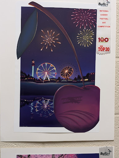 Emma Wilhelm’s 3rd place National Cherry Festival poster. 