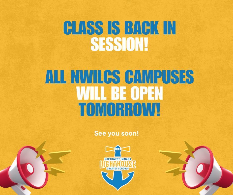 We are open!