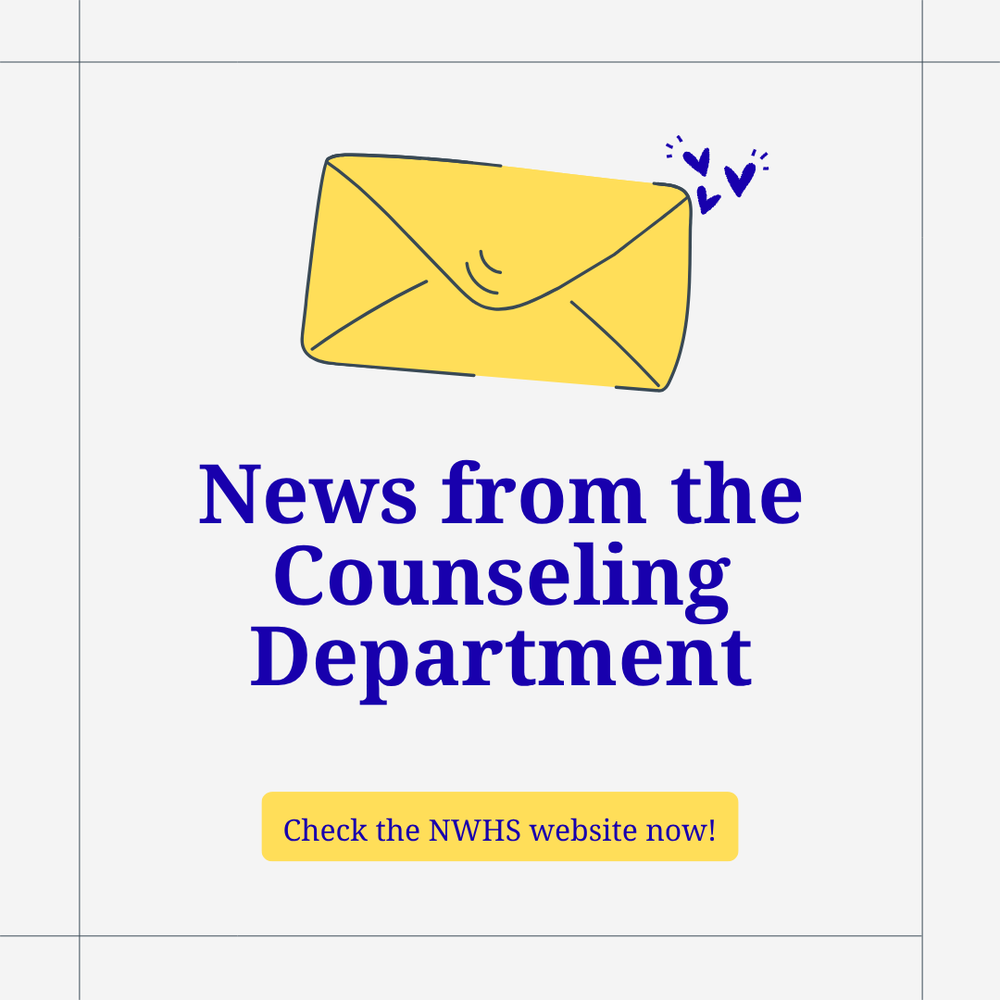 News from the counseling department