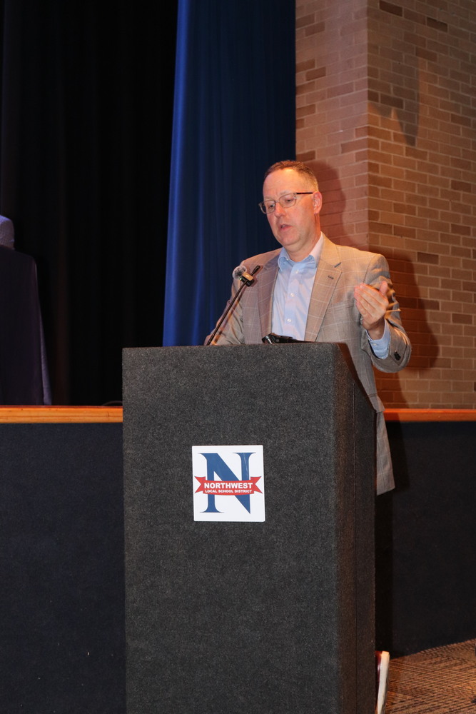 State Senator Blessing Speaking at NWLSD Board Meeting