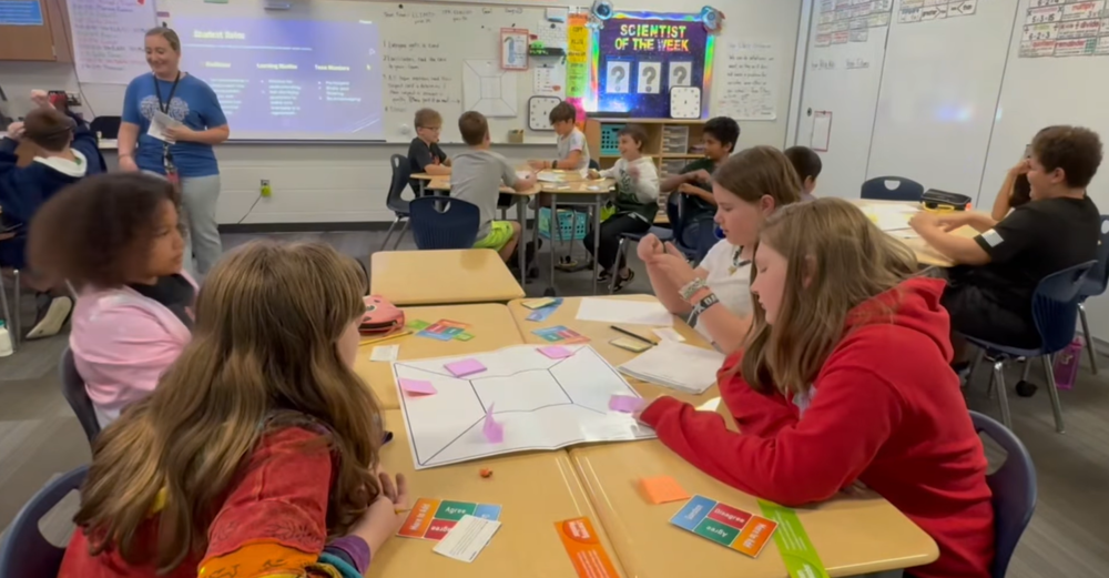 Students engaged in learning