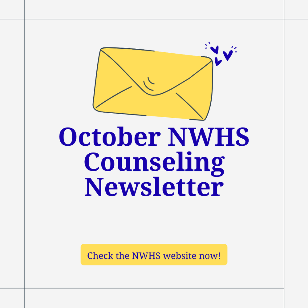 Counseling Department October Newsletter