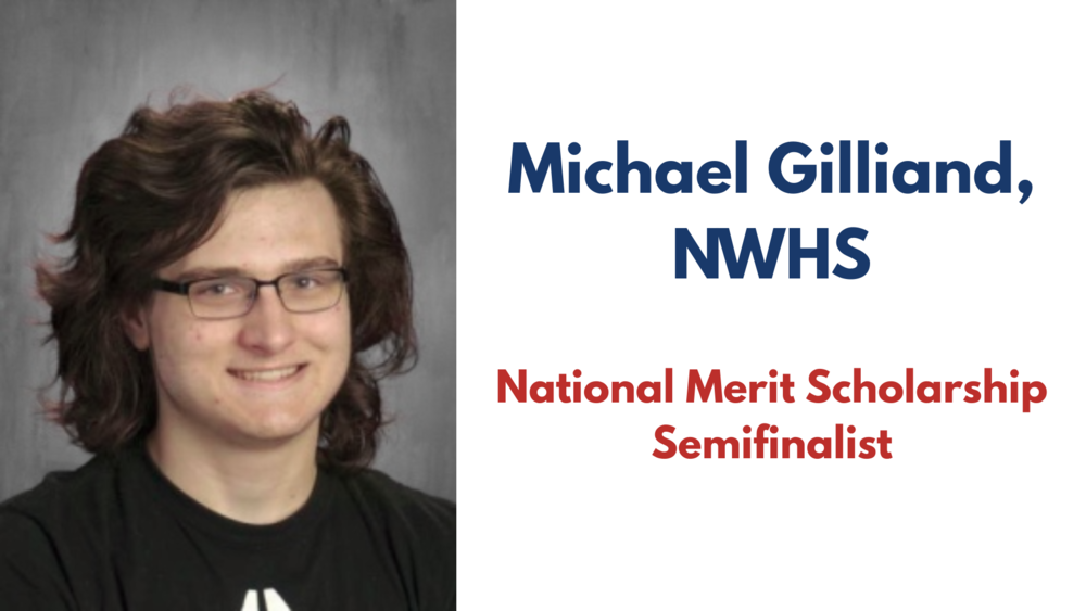 Michael Gilliand Named National Merit Scholarship Semifinalist