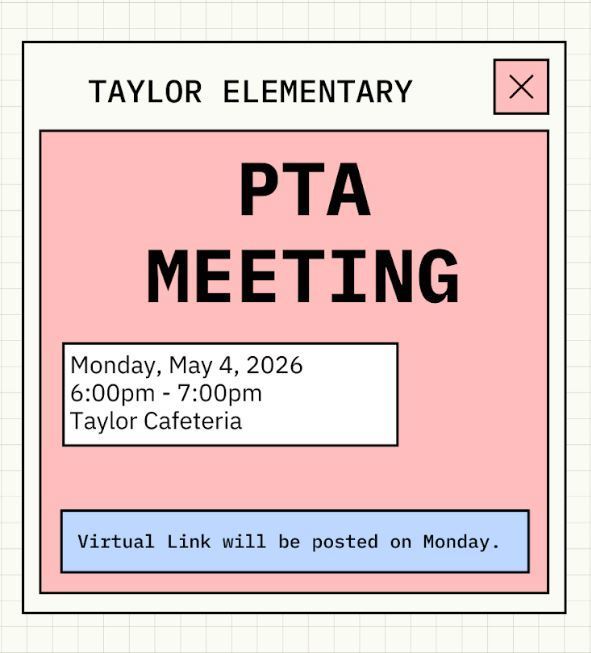 PTA meeting invite