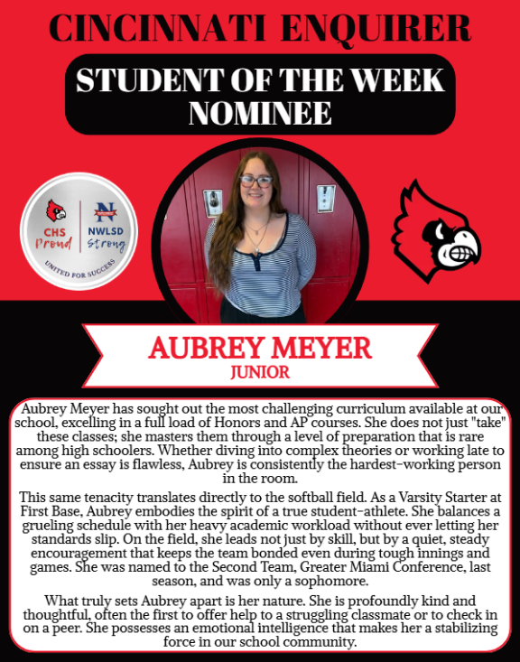 Student of the Week Nomination