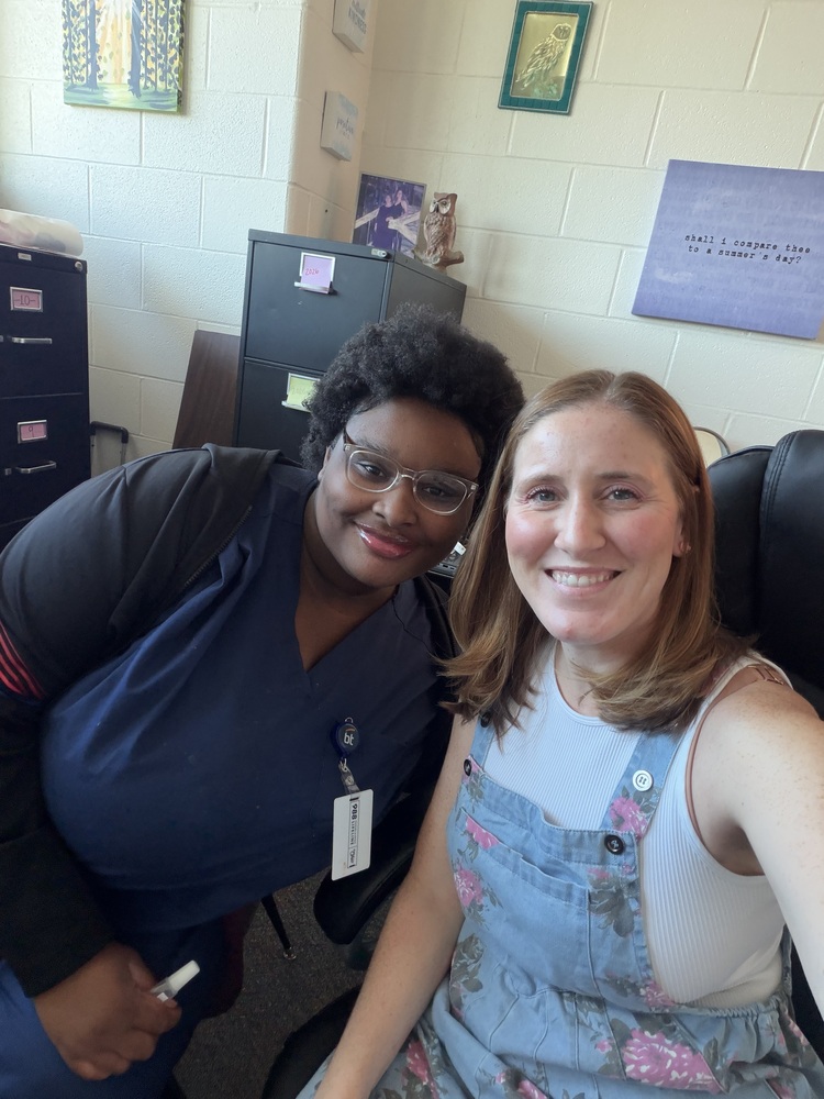 Student and staff member