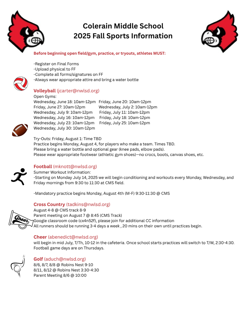 fall sports