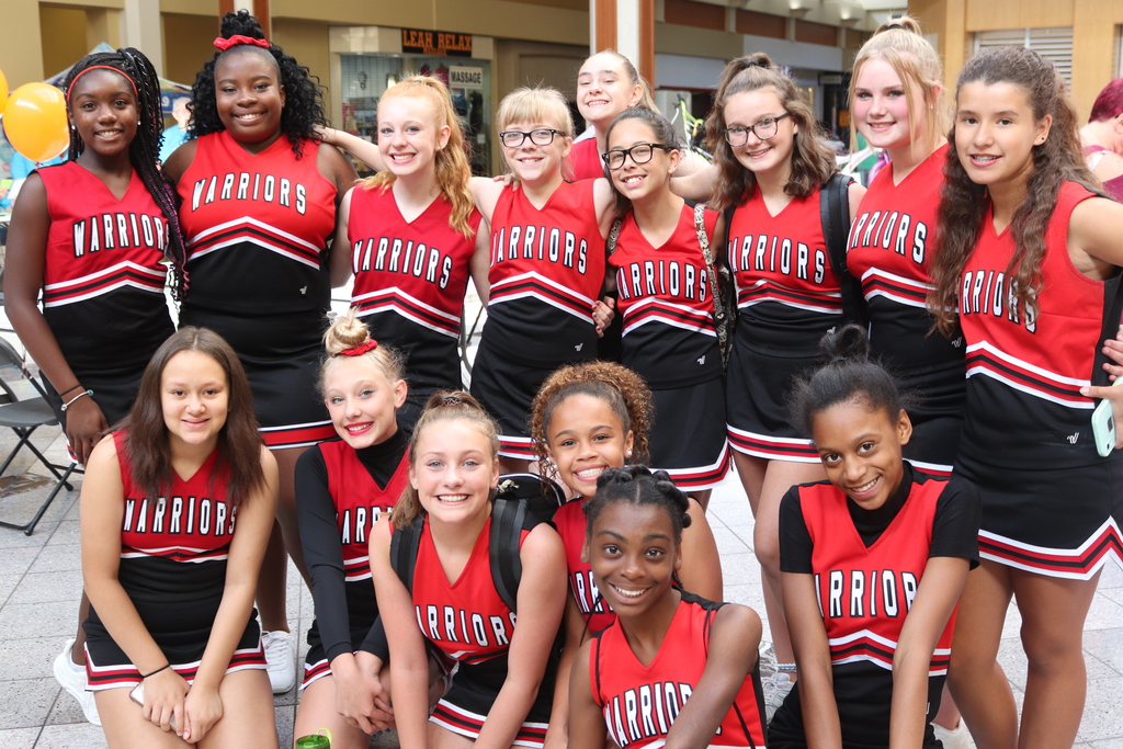 White Oak Middle School Warriors Cheer Team