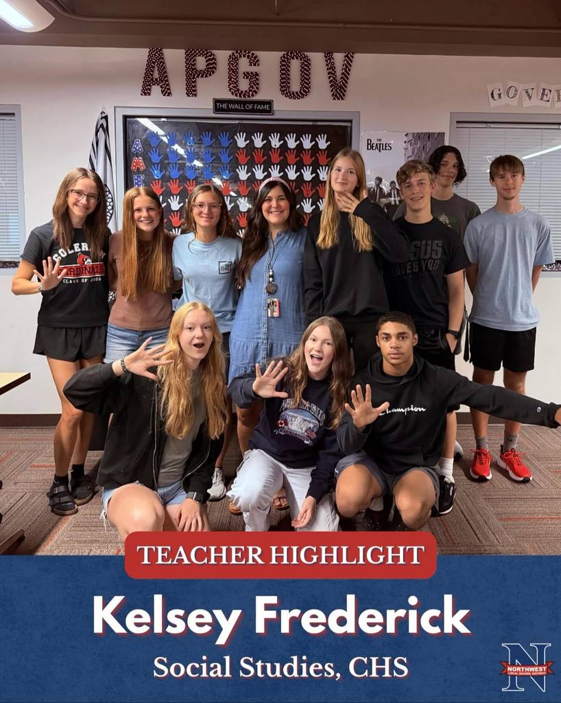 Every day, extraordinary things happen in our classrooms—but not without passionate educators who go above and beyond! 📚 In Mrs. Frederick’s first year teaching AP Government at CHS, about 80% of her students scored a 3 or higher on the AP exam! Their class average outpaced Ohio and global scores, and 11 students earned a perfect 5! ✋ She even built a Wall of Fame to honor student achievement. We're excited that she's teaching the class again this year. Thank you, Mrs. Frederick, for challenging, celebrating, and believing in your students! 🙌