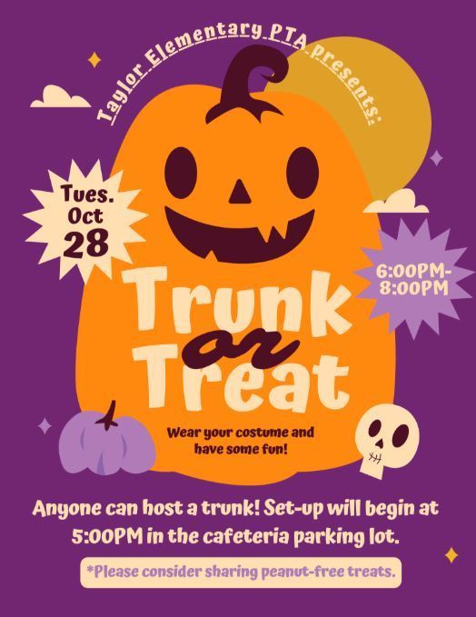 Trunk or treat flyer