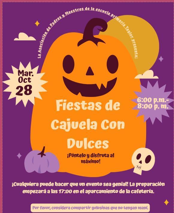 Trunk or treat flyer