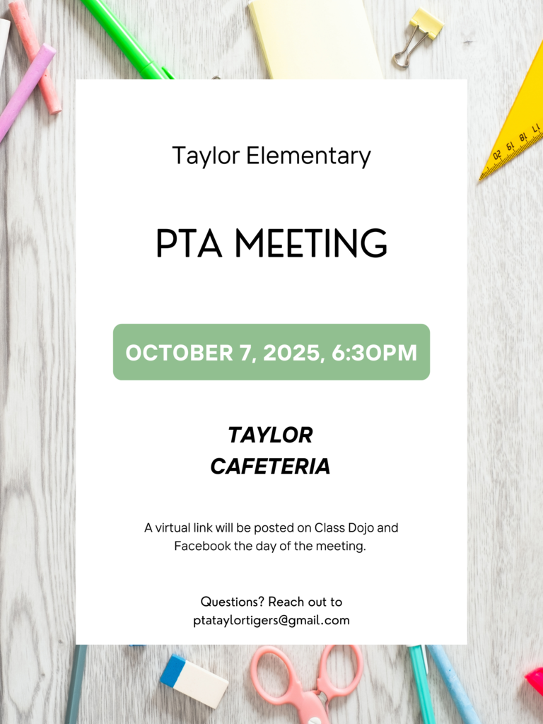 PTA meeting invite