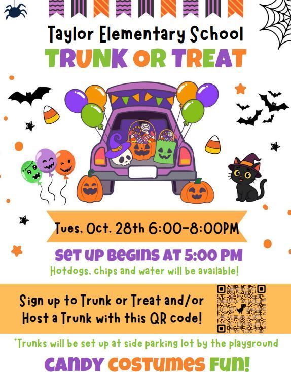 Trunk or treat flyer