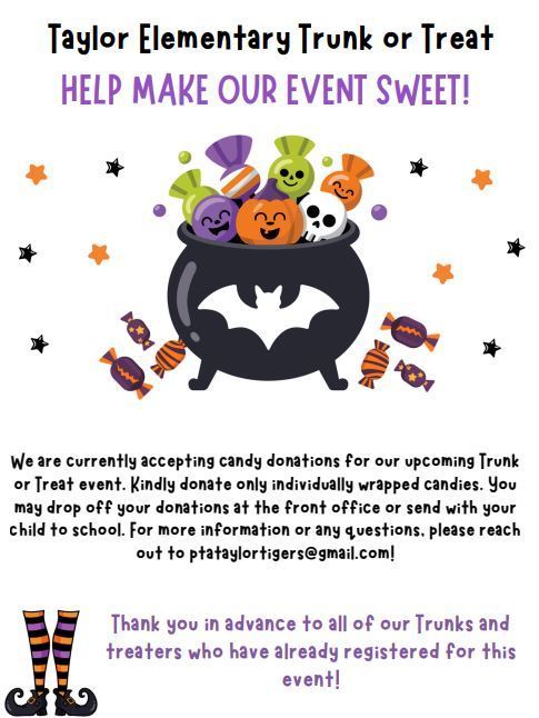 Candy for trunk or treat
