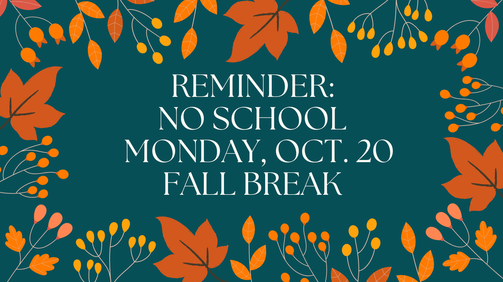 No School Fall Break