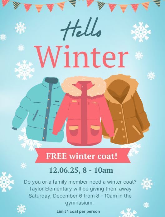 Free winter coats