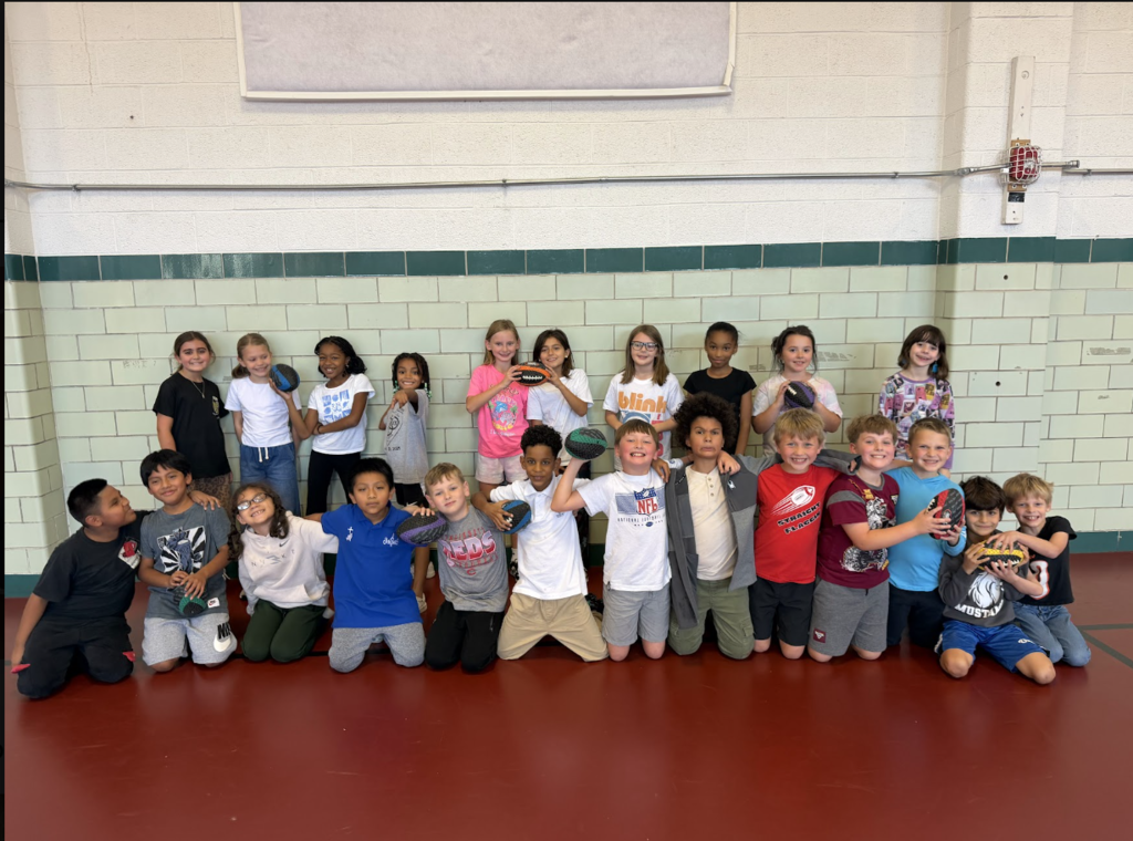 students in the gym
