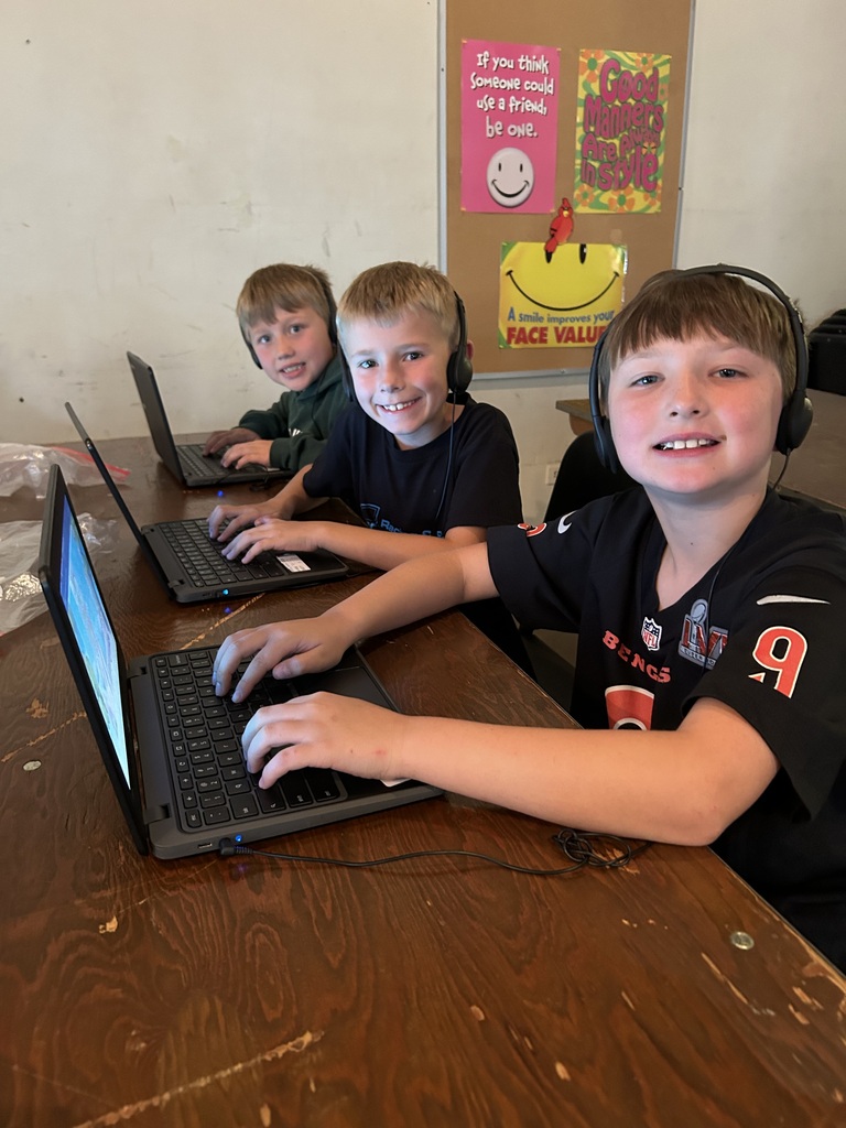 students on computers