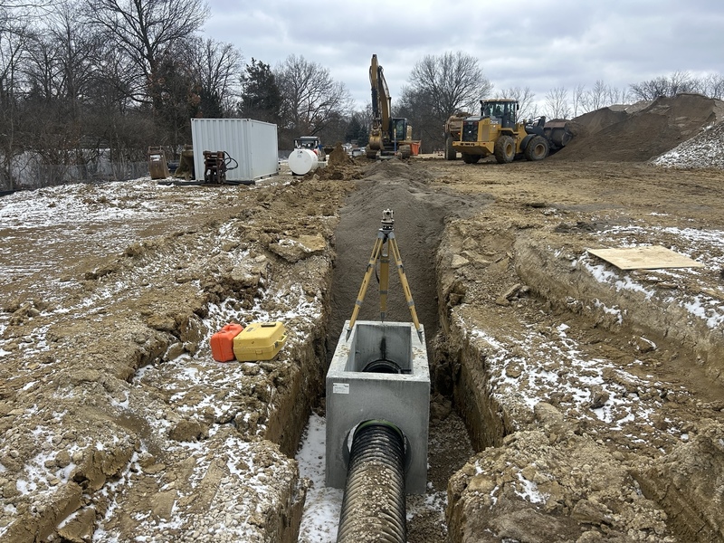 Site work being done at Colerain Elementary