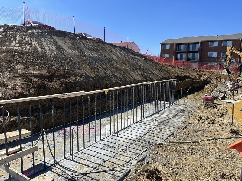 Foundation being laid at site of new Colerain Elementary