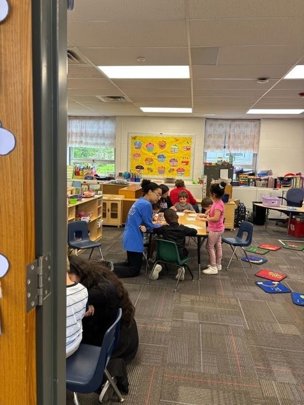 Children in a classroom