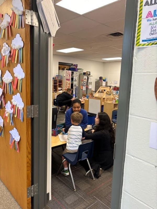 Children in a classroom