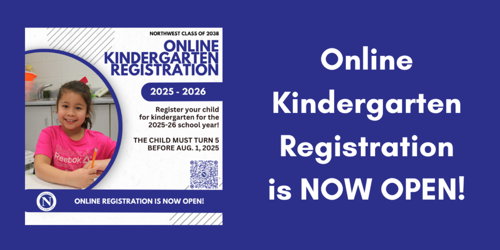 Online Kindergarten Registration is now open!