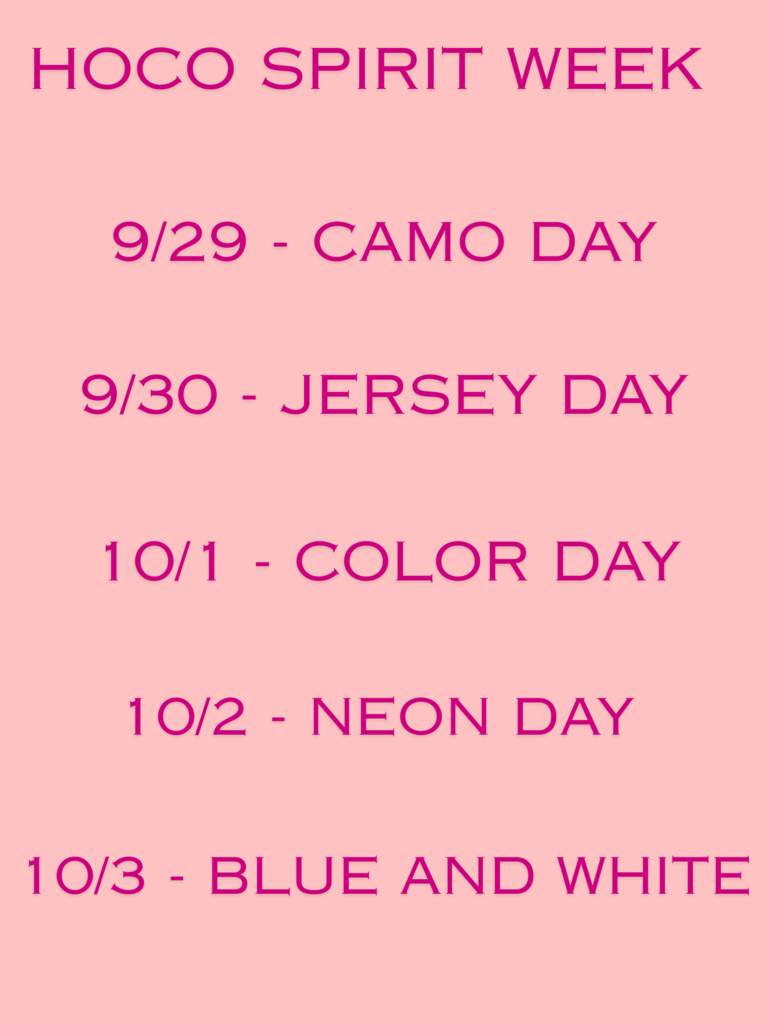 spirit days